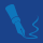 Pen Superior Mini+ Dark Blue (Blue ink)